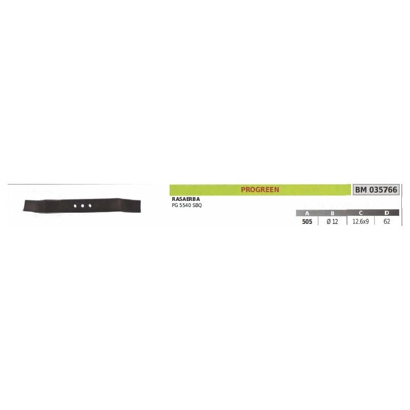 foto del prodotto progreen lama rasaerba tagliaerba tosaerba pg5540 sbq 505 mm 035766
