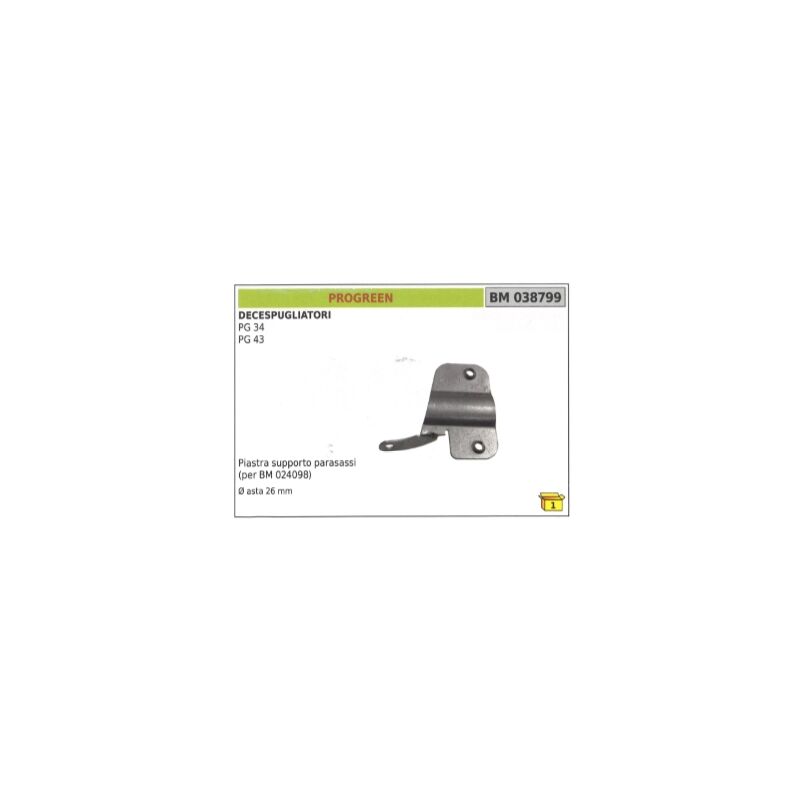 foto del prodotto progreen piastra supporto parasassi decespugliatore pg 34 43 asta 26 mm