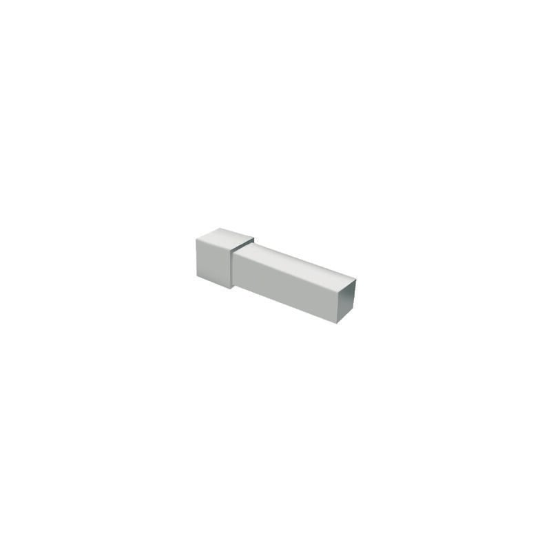 foto del prodotto progress profiles capsula raccordo triass.profilo projolly square h 6 mm acciaio lucido