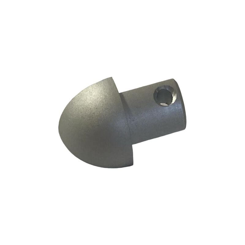 foto del prodotto progress profiles capsule per raccordi triassali esterni projolly h 10 mm alluminio anod argento