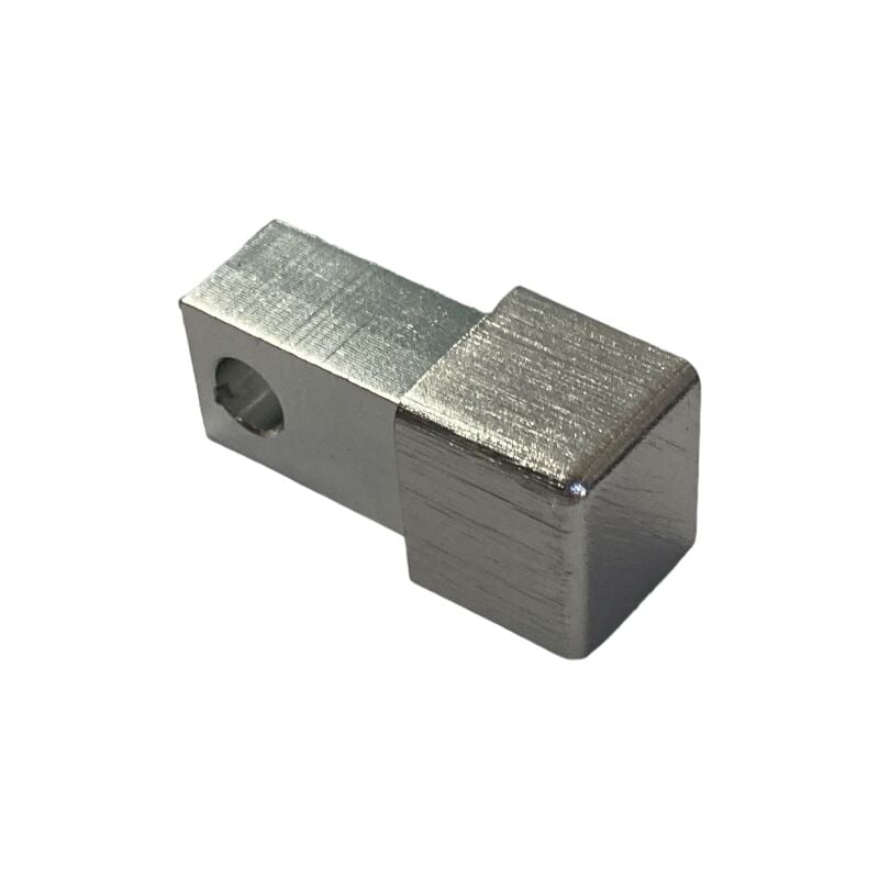 foto del prodotto progress profiles capsule raccordi triass projolly square h 10mm alluminio brillantato spazzolato