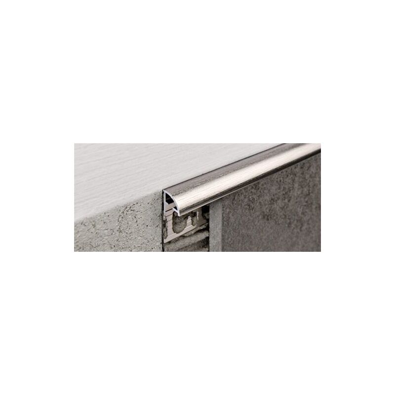 foto del prodotto progress profiles profilo projolly alluminio h. 10 mm brillantato cromo barra da 2,7 ml