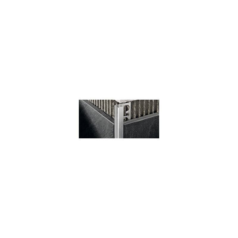 foto del prodotto progress profiles profilo projolly square alluminio h. 10 mm anotizzato argento barra 2.7 ml