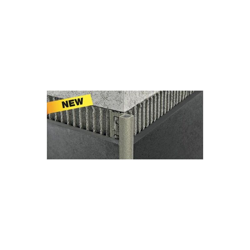 foto del prodotto progress profiles projolly quart alluminio stone line bronze h 10 mm l 2,70 ml