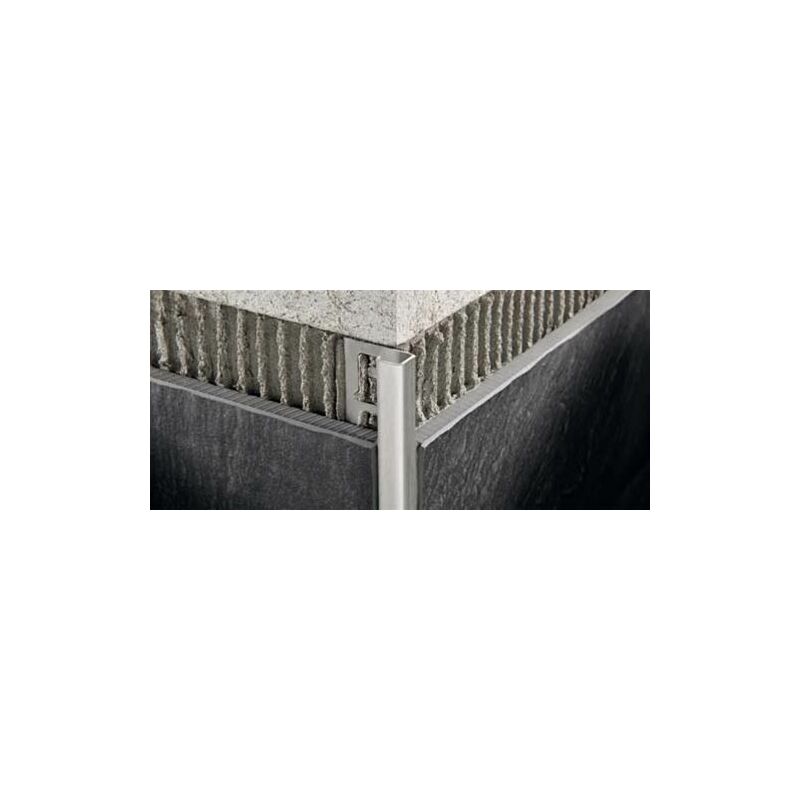 foto del prodotto progress profiles projolly square acciaio inox aisi 304 satinato h 11 mm l 2.70 ml