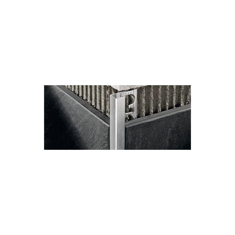 foto del prodotto progress profiles projolly square alluminio grigio tuscany h 10 mm l 2.7 ml
