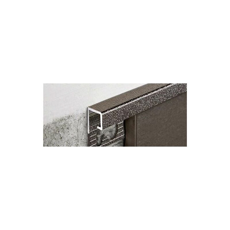 foto del prodotto progress profiles projolly square alluminio verniciato stone sand h 12,5 mm l 2,70 ml
