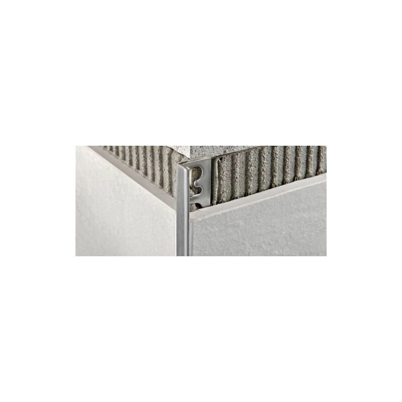 foto del prodotto progress profiles proterminal acciaio inox aisi 304 satinato h 11 mm l 2,7 ml