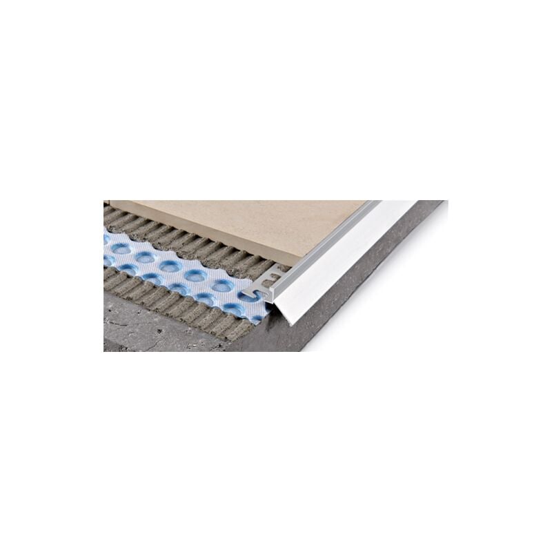 foto del prodotto progress profiles proterrace eco alluminio naturale h 10 mm barre 2,7 ml