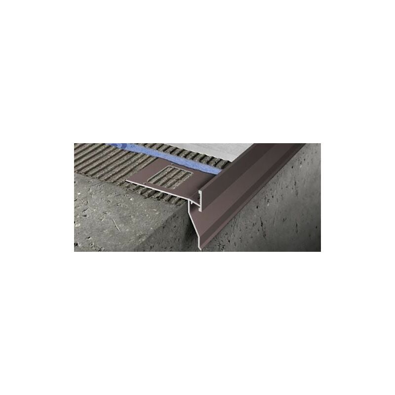 foto del prodotto progress profiles proterrace fdp h12,5 mm profilo antracite goffr. barre 2.7 ml.