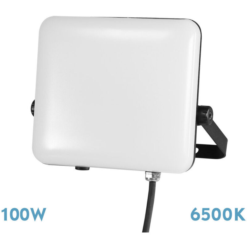 foto del prodotto proiettore 100w 6500k bianco/nero 9000lm 90 ip65 20,3x25x5 cm