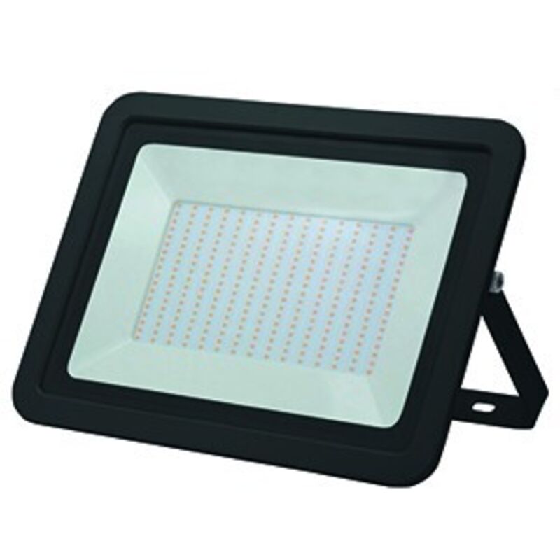 foto del prodotto proiettore a led panth slim 200w 4000k nero duralamp cod. panth st200n 