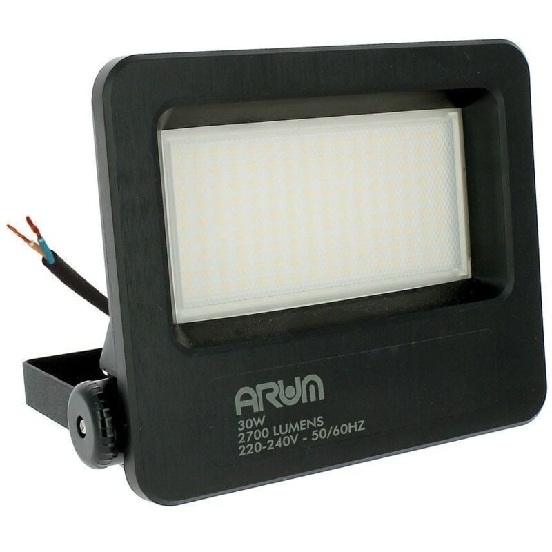 foto del prodotto proiettore a led per esterni 30w ad alta luminosit 2700 lumen di ip65 temp rature de couleur bianco neutro 4000k