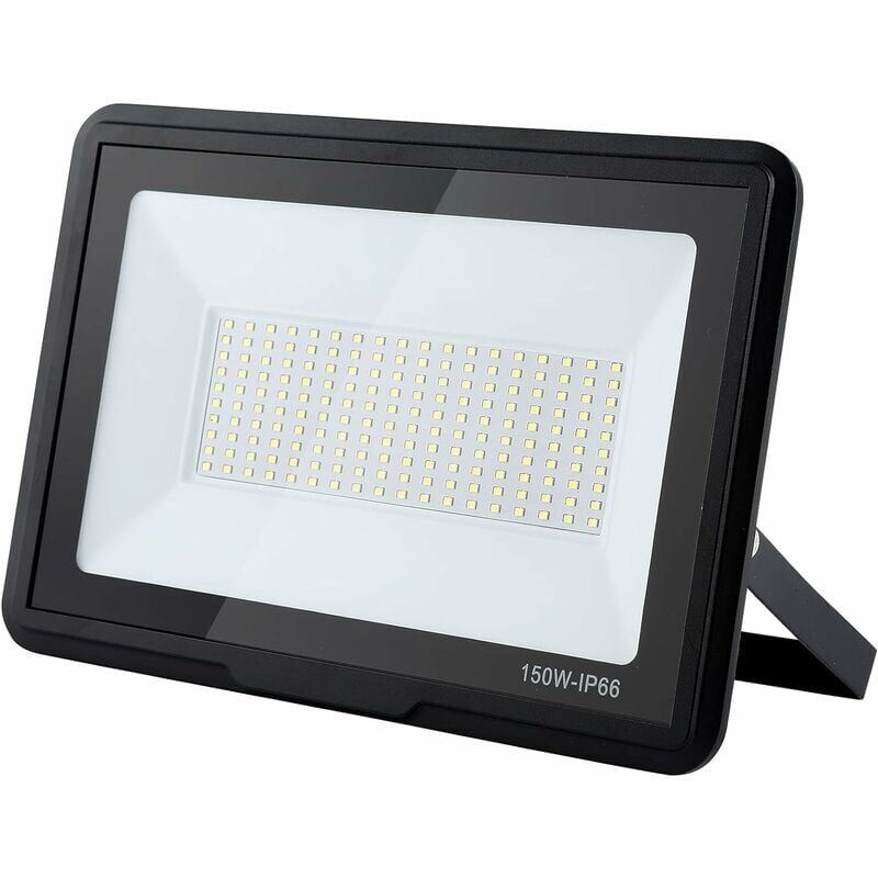 foto del prodotto proiettore a led per esterno, faretto a led per esterno 150w 15000lm, proiettore a led per esterno 6000k, illuminazione di sicurezza impermeabile