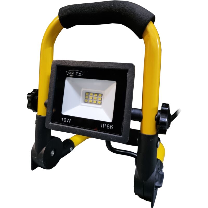 foto del prodotto proiettore a led portatile con supporto pieghevole ideal star 50w 4250 lumen 6000k