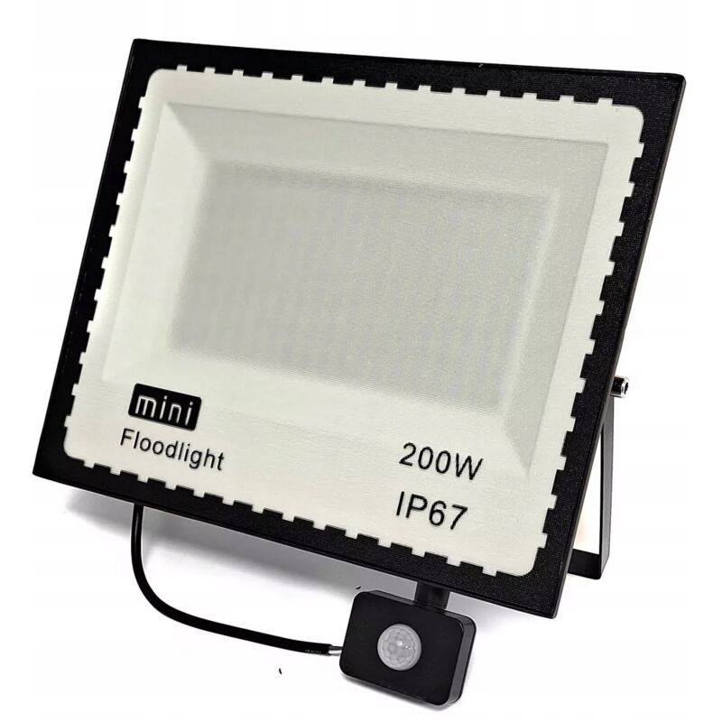 foto del prodotto proiettore alogeno led con sensore di movimento 200w ip