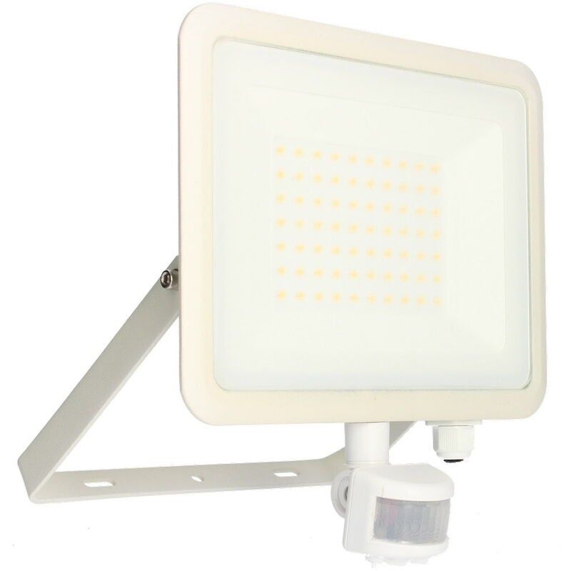 foto del prodotto proiettore da parete kreon 2 ip44, 50w, 4000k, 5000lm, bianco rilevatore ir arlux lighting