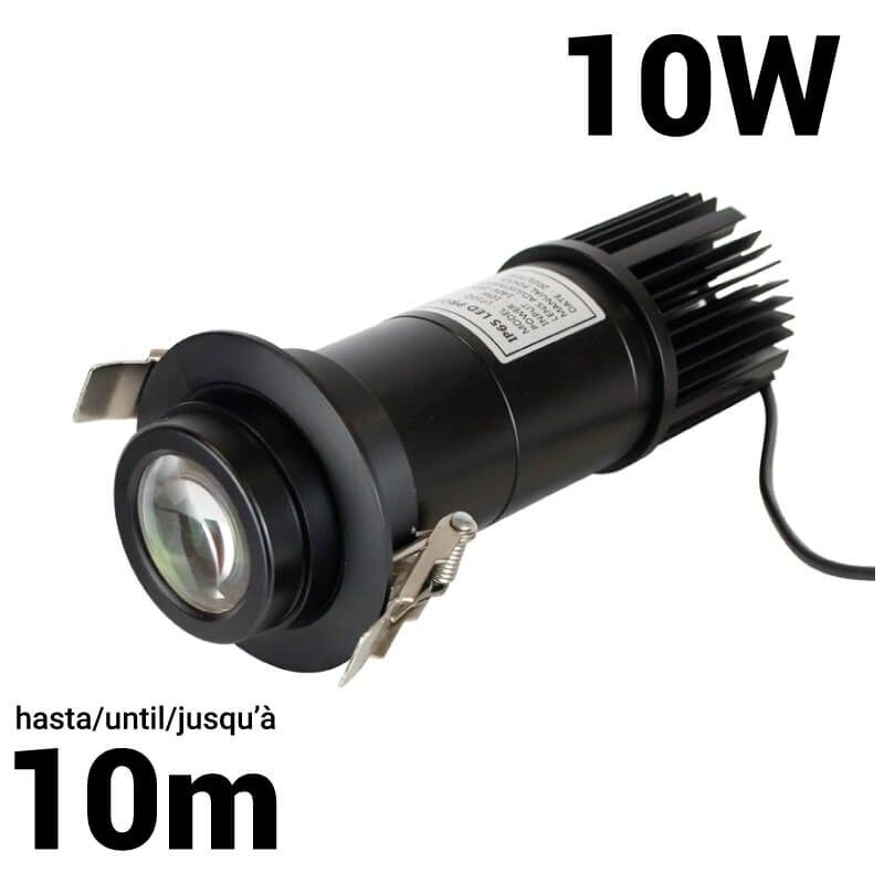 foto del prodotto proiettore di logo led gobo 10w da incasso ip40 interno