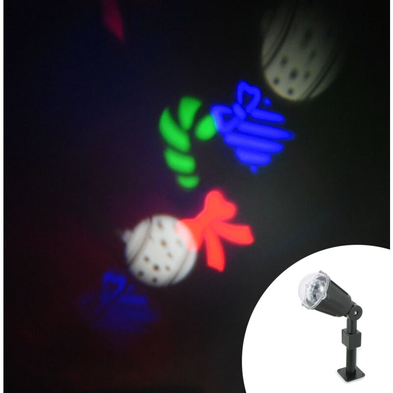 foto del prodotto proiettore di natale led palline albero di natale wisdom