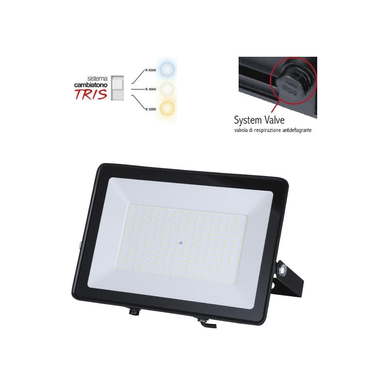 foto del prodotto proiettore eco 200w nero bnc tricolor