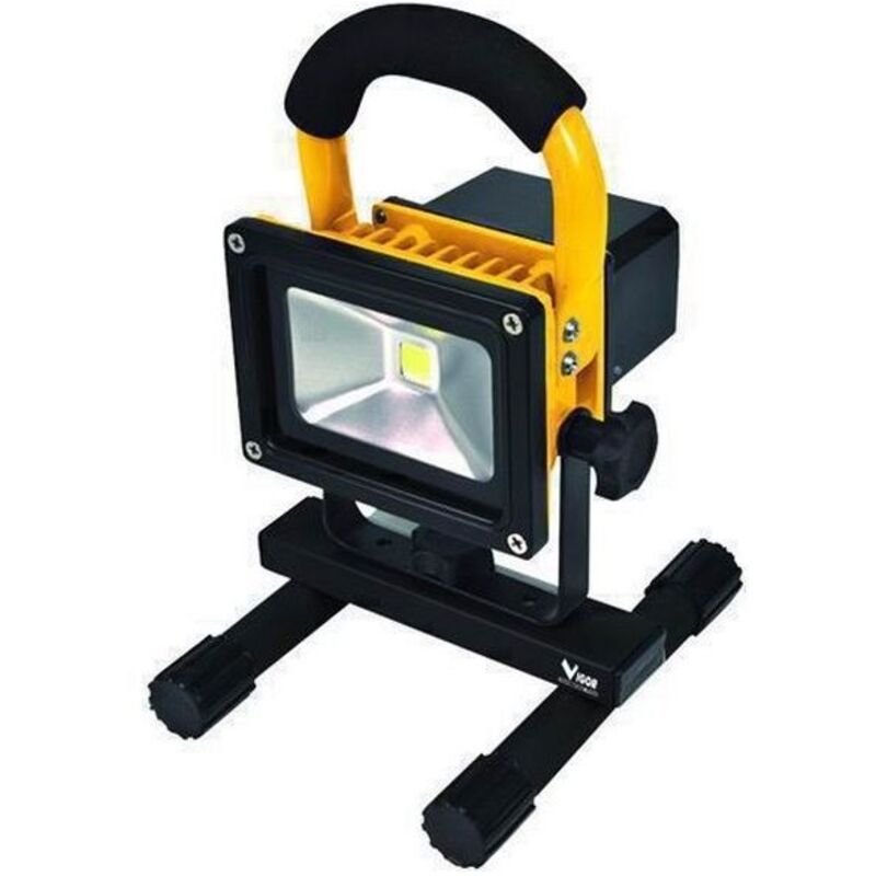 foto del prodotto proiettore faro led vigor easy-10 ricaricabili 10w-640lmn