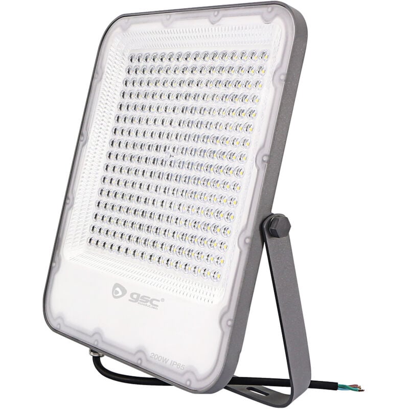 foto del prodotto proiettore in alluminio led 200w 6500k ip65 grigio