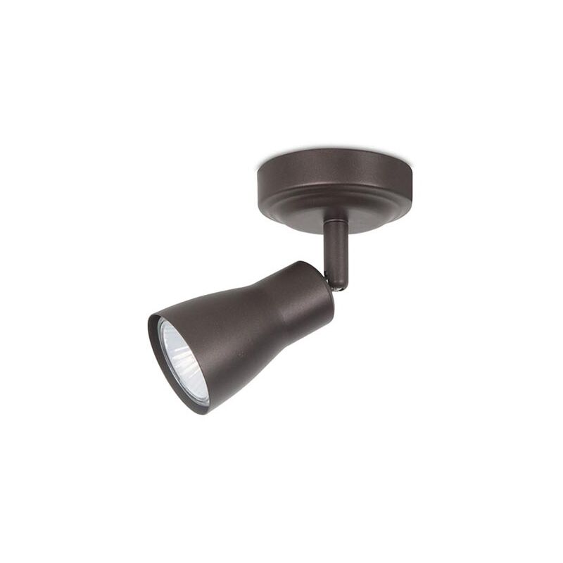 foto del prodotto proiettore ip20 safran singolo gu10 8w marrone 550lm