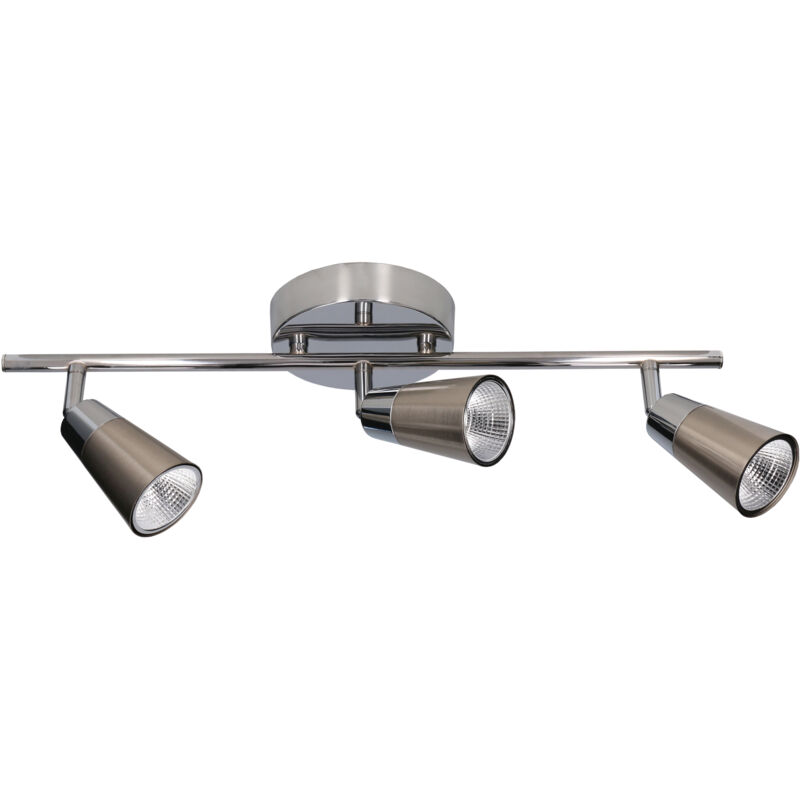 foto del prodotto proiettore ip20 vitro triplex led 15w 3000k cromo 1346lm