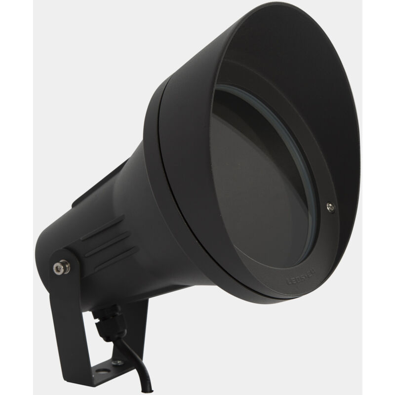 foto del prodotto proiettore ip66 sparta alluminio e27 15w grigio urbano 297lm