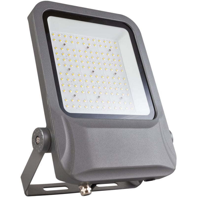 foto del prodotto proiettore led 100w 18000lm 120 5000 k ip65 trasformatore moso 100.000h 1916 fl j 100w cw 