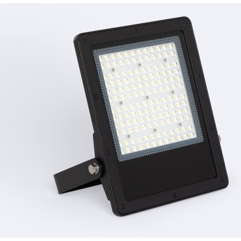 foto del prodotto proiettore led 100w regolabile 0-10v 170 lm w ip65 elegance slim pro nero 3000k 60 bianco caldo