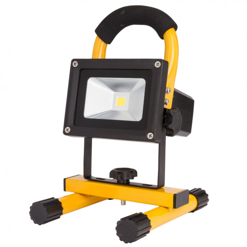 foto del prodotto proiettore led 10w 1.000lm 6000 k ip65 batteria ricaricabile 50.000h upl fl10w 