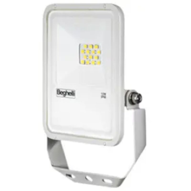 foto del prodotto proiettore led 10w 4000k 1000lm ip66 sensore beghelli floodlight fl 86179