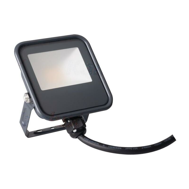 foto del prodotto proiettore led 10w - ip65 - 1200lm - bianco naturale - metallo nero