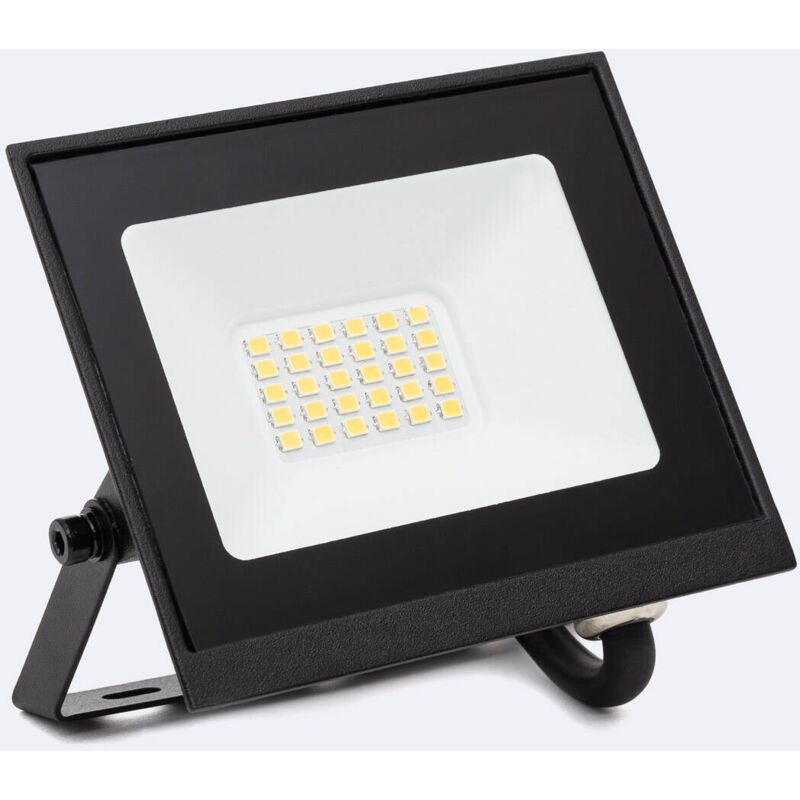 foto del prodotto proiettore led 20w 120 lm w ip65 s3 nero bianco caldo no 3000k