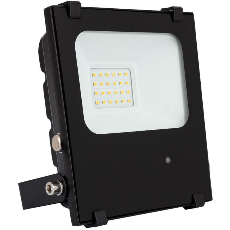 foto del prodotto proiettore led 20w 140lm w ip65 he pro regolabile con sensore di movimento radar 4000k bianco naturale