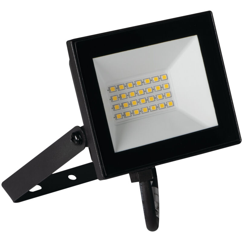 foto del prodotto proiettore led 20w ip65 1700lm nero alluminio 4000 4000k