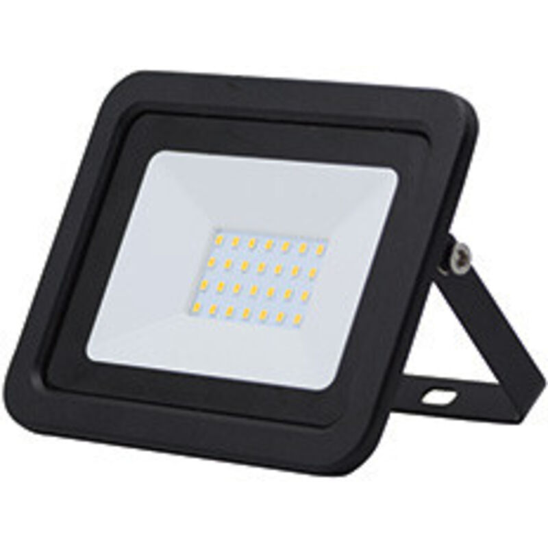 foto del prodotto proiettore led 30w 6000k 2500lm nero ip65 duralamp cod. panth st30c 