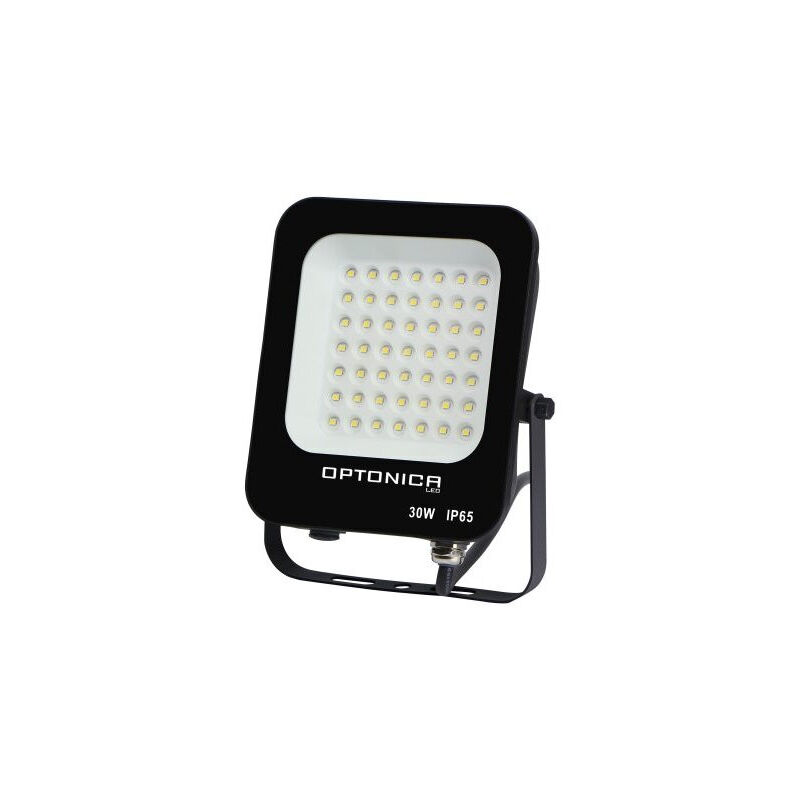 foto del prodotto proiettore led 30w nero impermeabile ip65 2700lm 160w bianco naturale 4500k