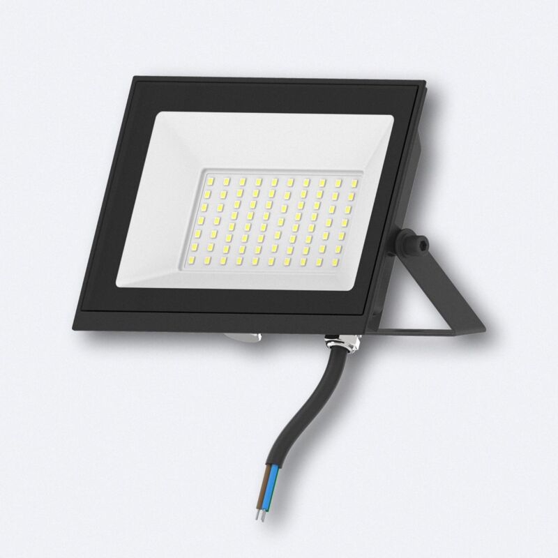 foto del prodotto proiettore led 50w 120 lm w ip65 s3 nero bianco freddo no 5000k