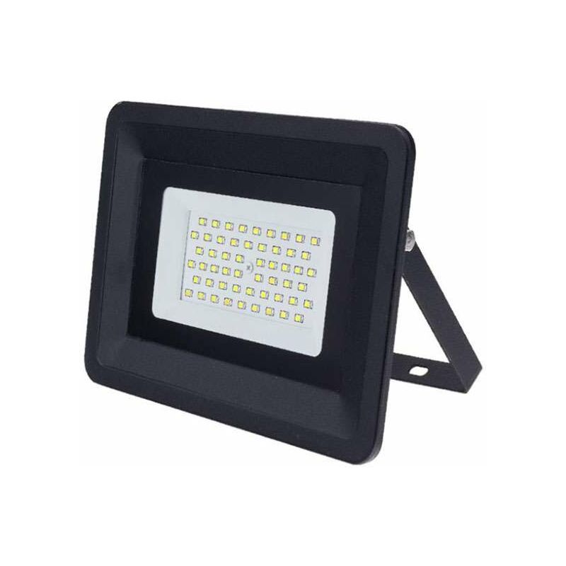 foto del prodotto proiettore led 50w 280w nero impermeabile ip65 4250lm bianco giorno 6000k