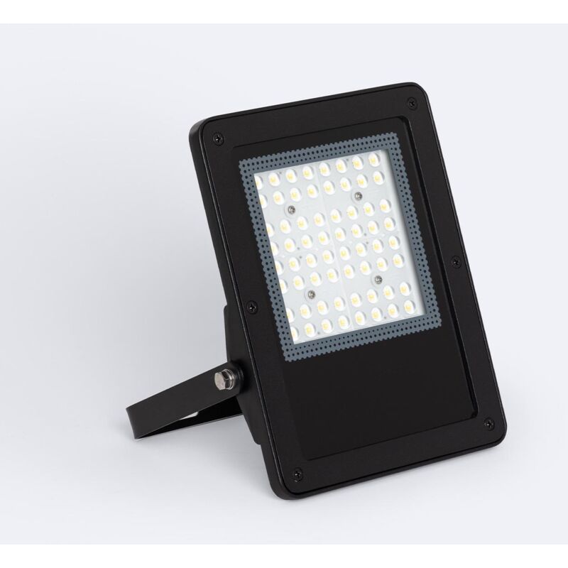 foto del prodotto proiettore led 50w regolabile 0 10v 170 lm w ip65 elegance slim pro nero bianco caldo 120 3000k