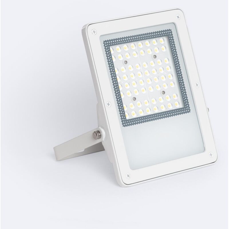 foto del prodotto proiettore led 50w regolabile triac 170 lm w ip65 elegance slim pro bianco 3000k 120 bianco caldo