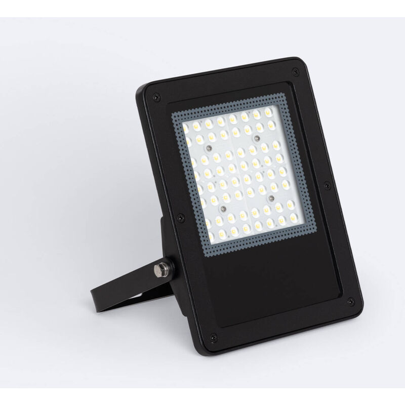 foto del prodotto proiettore led 50w regolabile triac 170 lm w ip65 elegance slim pro nero bianco freddo 90 5000k