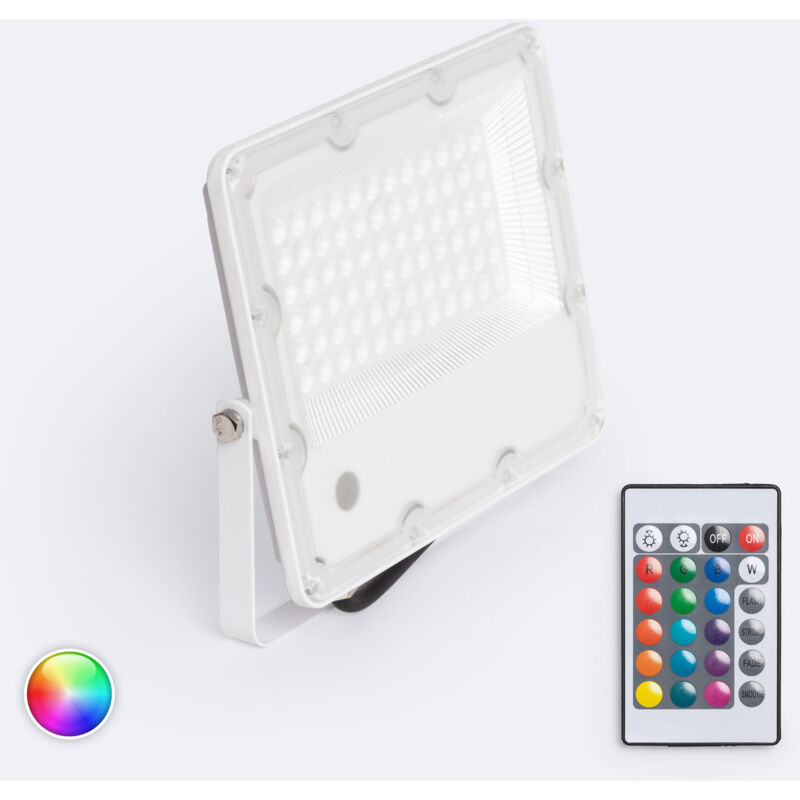 foto del prodotto proiettore led 50w rgb ip65 s2 pro con telecomando ir rgb