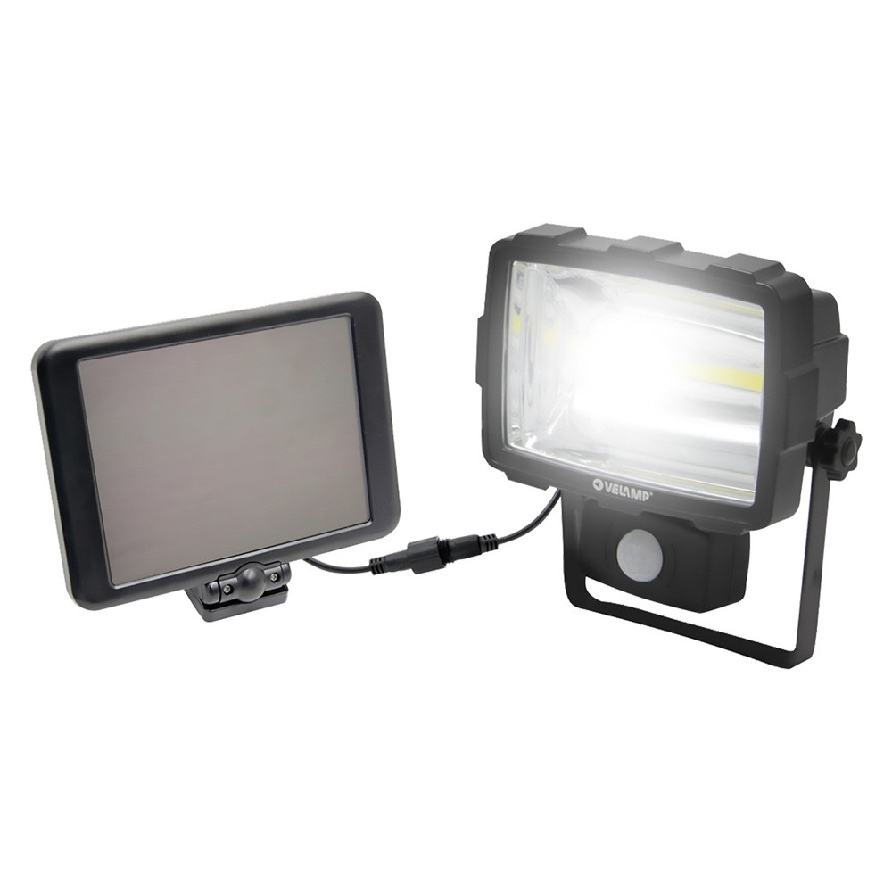foto del prodotto proiettore led a ricarica solare 10w - 1600 lumen