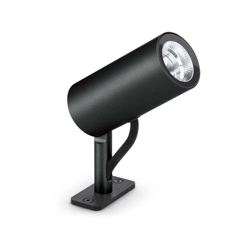 foto del prodotto proiettore led ago garden power ip66 10w 3000k nero lombardo ll126101m3