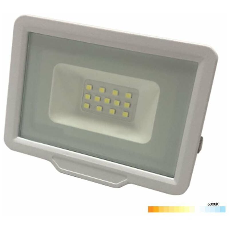 foto del prodotto proiettore led bianco 30w 160w impermeabile ip65 2400lm bianco di giorno 6000k
