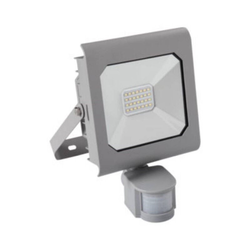 foto del prodotto proiettore led con pir 20w 1500lm 110° impermeabile ip44 - bianco naturale 4000k
