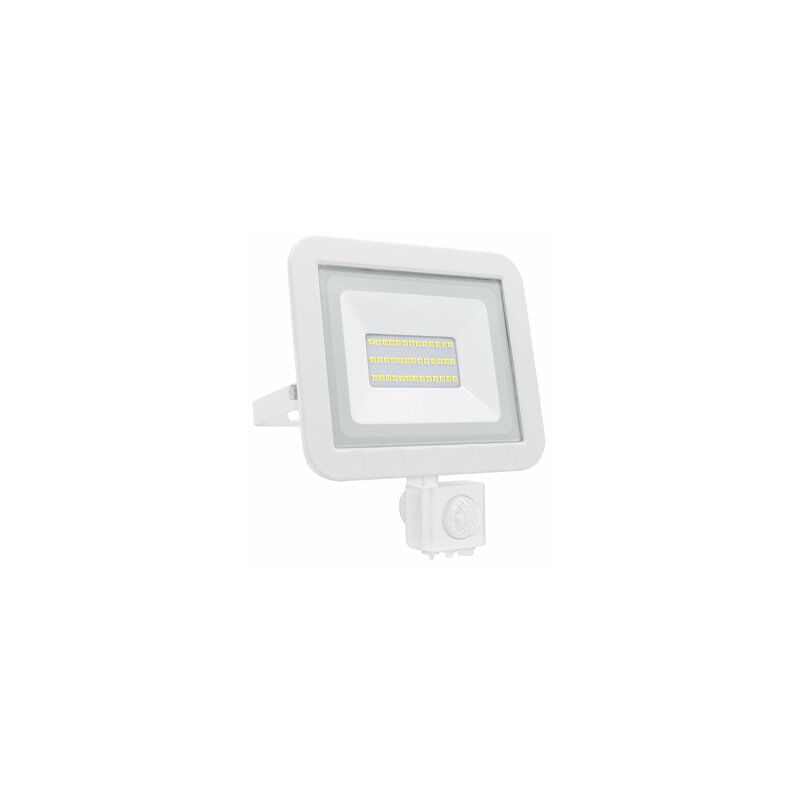 foto del prodotto proiettore led con sensore matel bianco 30w